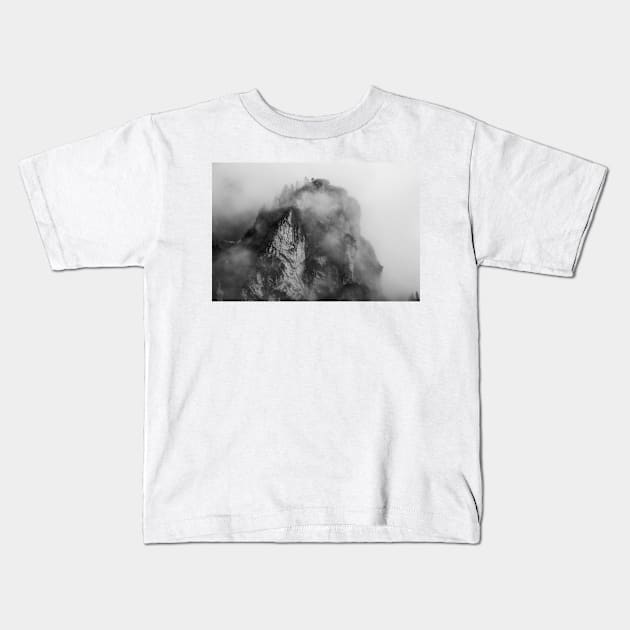 Dolomites Kids T-Shirt by jswolfphoto